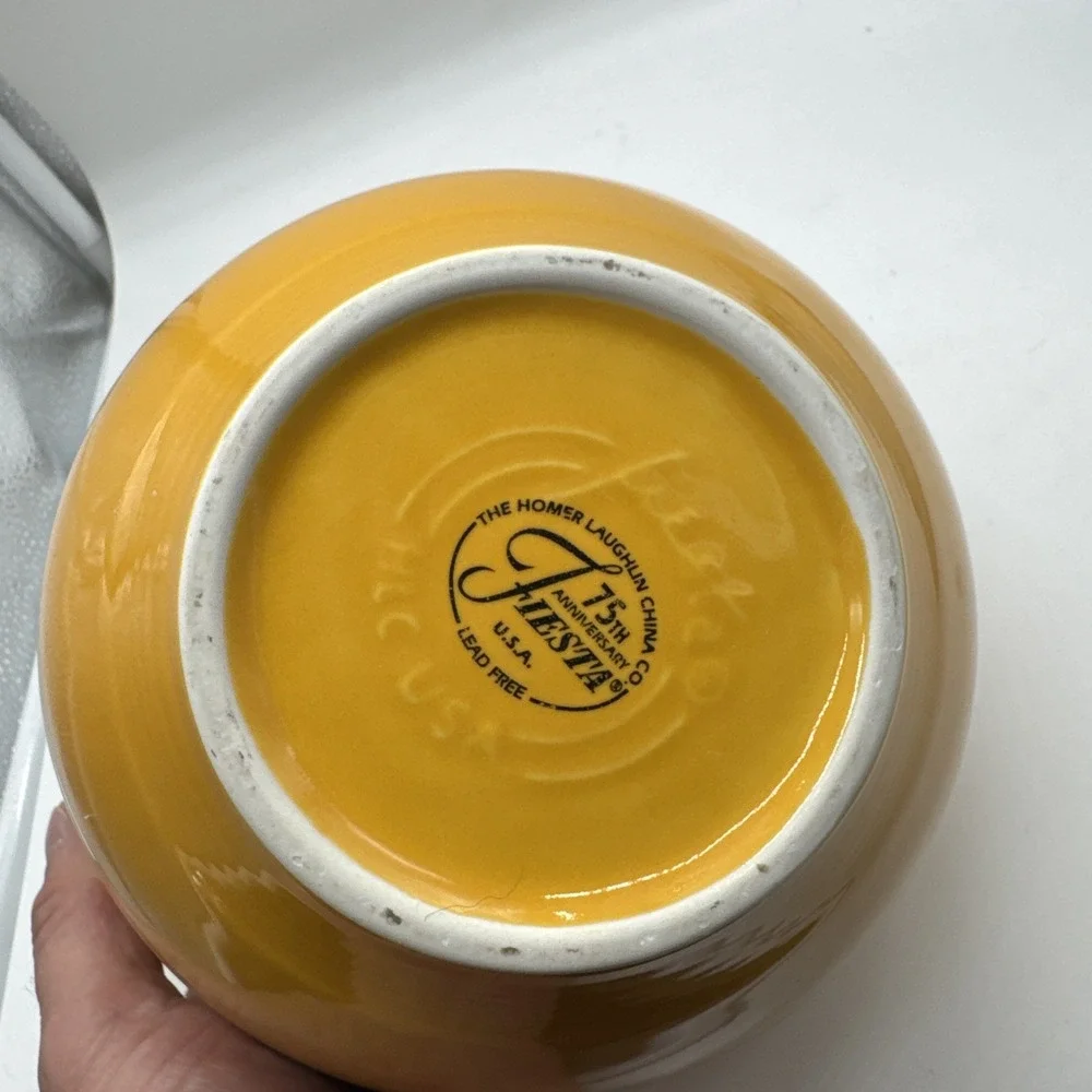 Fiesta 75th Anniversary MARIGOLD BOWL Nesting Mixing Bowl